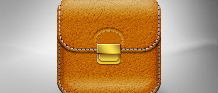 اليوم ٤٣ – أيقونة شنطة جلد (تحيمل PSD) ـ